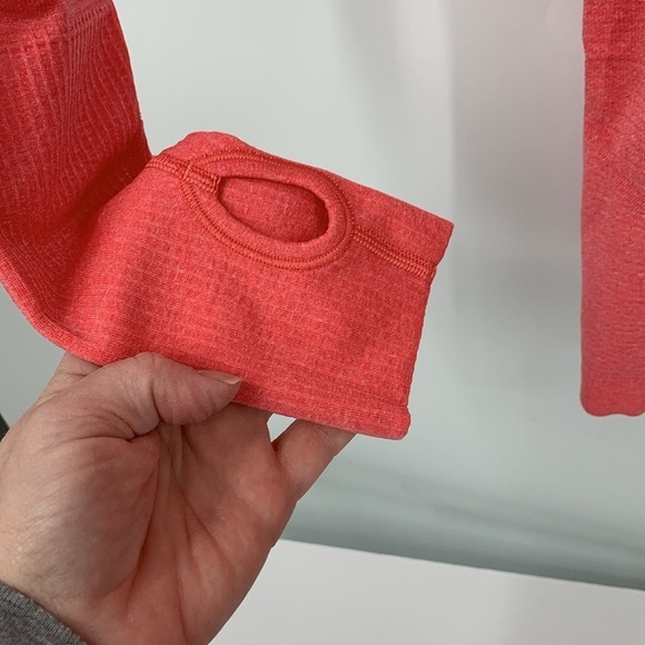 Lululemon Swiftly Tech long sleeve crew shirt top pink athletic thumb women 6 - Picture 4 of 7